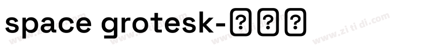 space grotesk字体转换
